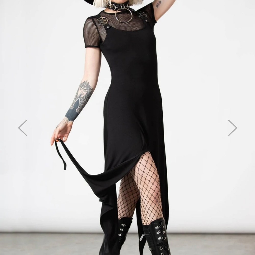 NWT Killstar Nocturna Hanky Dress